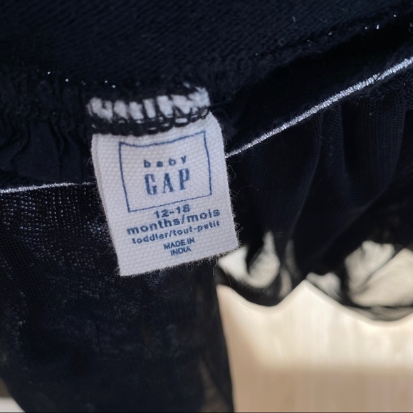 Gap 12-18 mos Black Sparkle Tutu - Picture 3 of 3